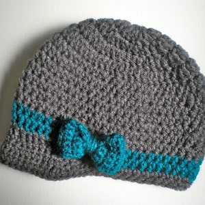 PATTERN: Wiseguy Hat Easy Crochet, All Sizes Newborn to Adult, newsboy, visor button, bow, beanie, InStAnT DoWnLoAd, Permission to Sell image 4