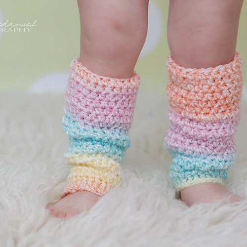 PATTERN Toddler & Baby Leg Warmers 4 Sizes Slouchy Easy Etsy