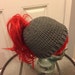 Women's and children's running hat, ponytail hat, messy bun hat, athletic hat, crochet