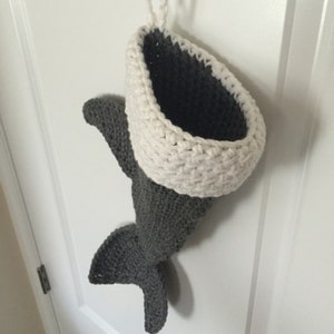 PDF Crochet Pattern Shark Stocking image 3