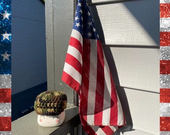 Army Mom, Military Hat, Rae Dunn Inspired Tiered Tray Display, Marshmallow Mug Hat