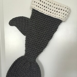 PDF Crochet Pattern Shark Stocking image 5