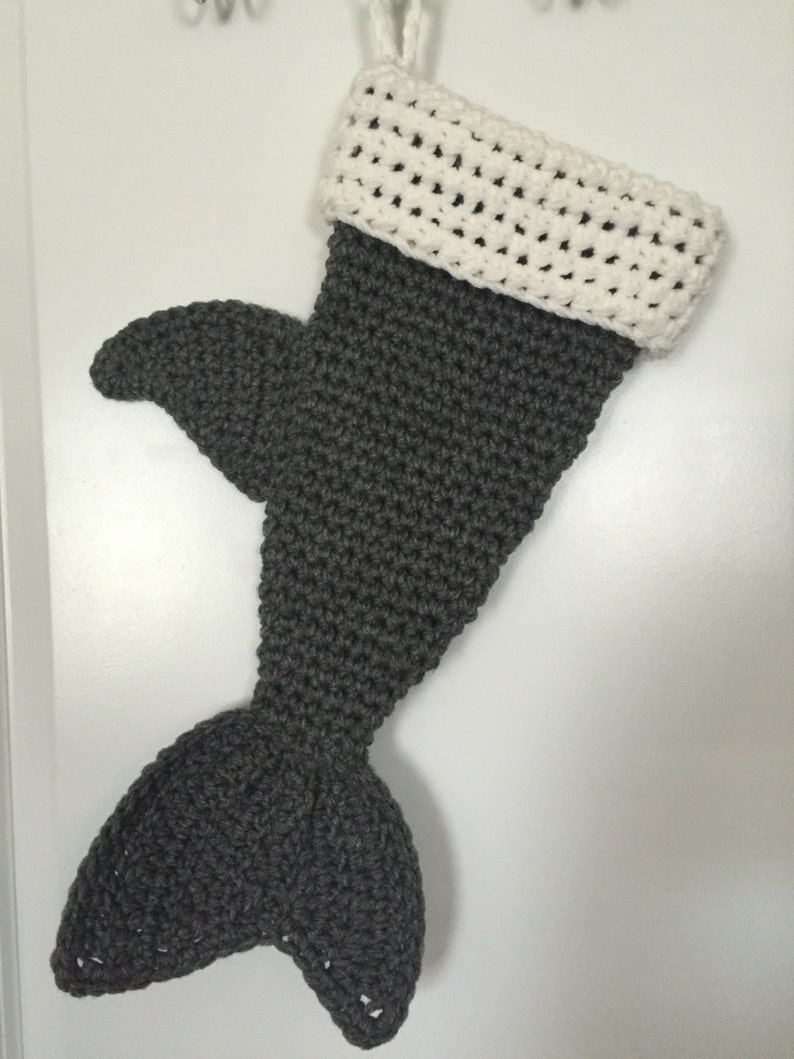 PDF Crochet Pattern Shark Stocking image 5