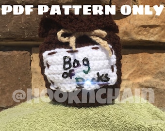 PDF PATTERN ONLY for bag of d*cks
