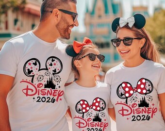 Disney Family Trip 2026 Shirt Matching Family Vacation Magic Kingdom Tee