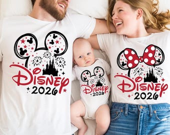 Disney Family Trip 2026 Onesie Matching Family Vacation Baby Outfit