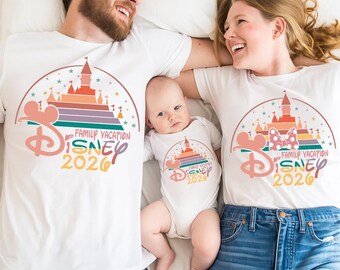 Disney Family Vacation 2026 Onesie Matching Family Trip Baby Outfit