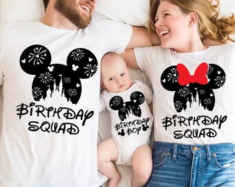Birthday Boy Onesie Disney Birthday Family Matching Baby Outfit