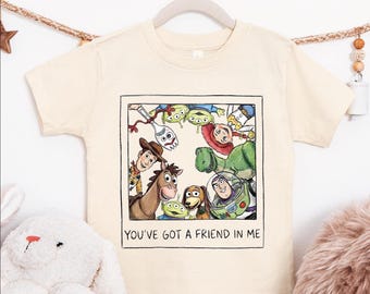You've Got A Friend In Me Shirt Toy Friends Retro Cartoon Friendship Tee