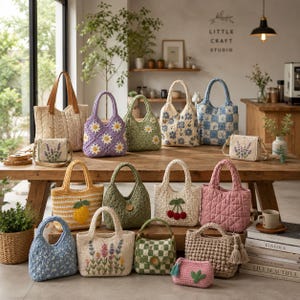 200+ Crochet Bag Patterns Bundle | Totes, Purses, Pouches (Digital Download) image 2