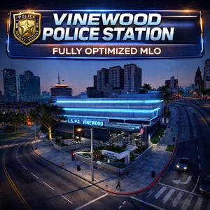 Departamento de Policía de Vinewood / FiveM MLO / MLO / Optimizado / Juego de rol / Alta calidad /