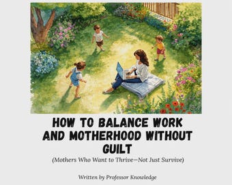 How to Balance Work and Motherhood Without Guilt