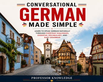 Conversational German Made Simple: Learn to Speak German Naturally Through Everyday Dialogues, Essential Vocabulary, and Easy Grammar
