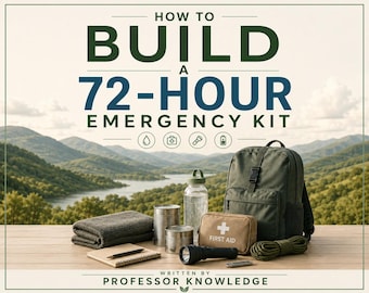 Comment construire une trousse d'urgence de 72 heures