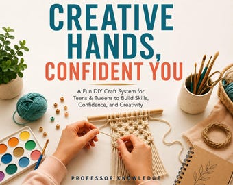 Creative Hands, Confident You: A Fun DIY Craft System for Teens & Tweens to Build Skills, Confidence, and Creativity