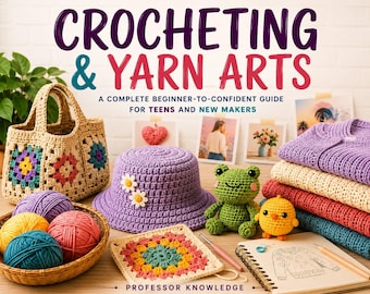 Crocheting & Yarn Arts: A Complete Beginner-To-Confident Guide for Teens and New Makers