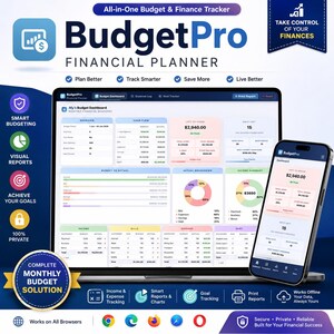 Interactive Budget Planner HTML App Monthly Financial Dashboard Digital Expense Tracker Simple Weekly Budget Paycheck Budgeting Tool