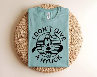 I Don't Give A Hyuck, chemise loufoque drôle, t-shirt Disney rétro, t-shirt dessin animé vintage, chemise Disney sarcastique, cadeau de voyage en famille Disney