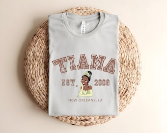 Tiana New Orleans Est 2009 T-Shirt: Princess Frog Vacation Top