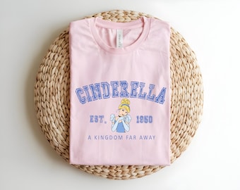 Cinderella Est 1950 Kingdom Far Away T-Shirt – Retro Princess Graphic Tee