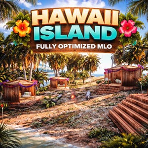 ハワイ島 | Fivem mlo | Mlo | 最適化済み | ロールプレイ | 高品質 |
