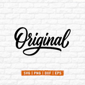 Original Svg, Original text png, Hand lettered Svg, Retro Script Svg, Original Typography, Calligraphy Svg, Lettering Svg, Vintage Font Svg