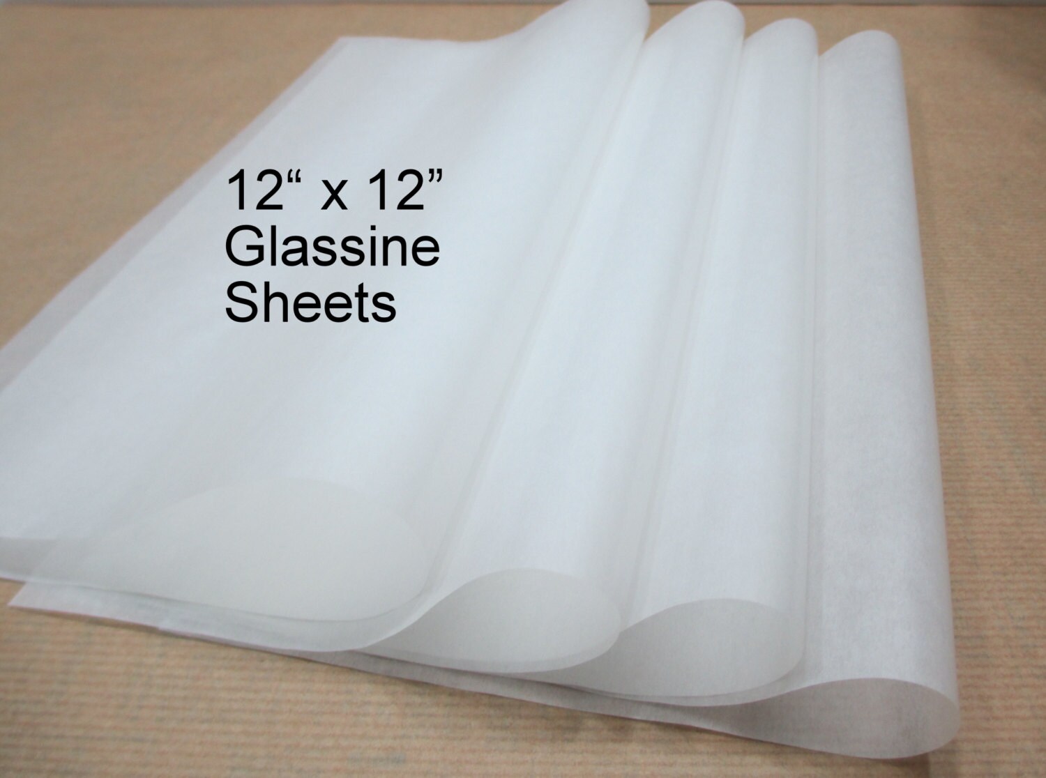 GLASSINE SHEETS Can be cut to size 25 Sheets Glassine Paper Etsy