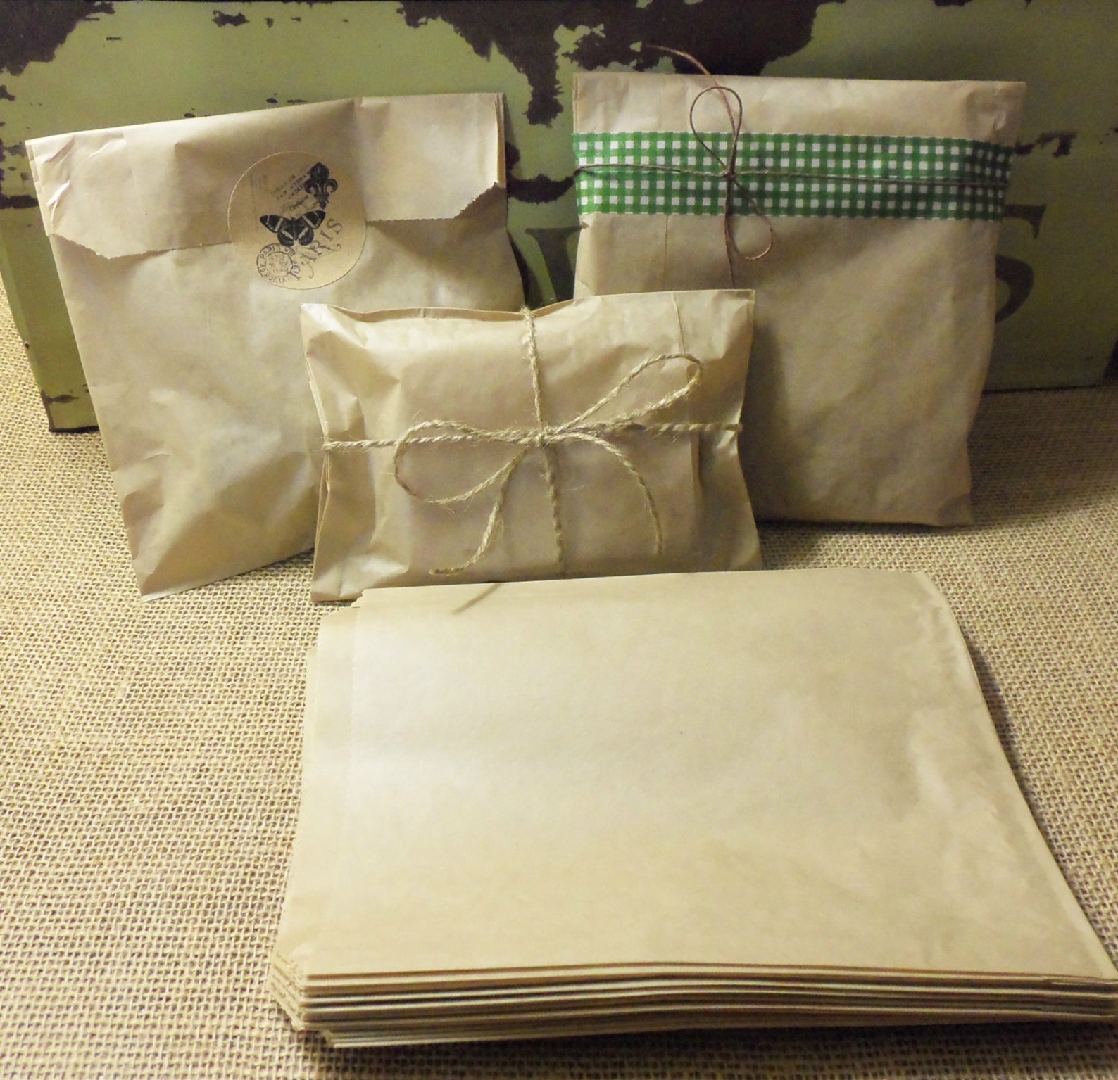 Glassine Bag 50 Kraft Glassine Bag Kraft Food Safe Bag 50 Etsy