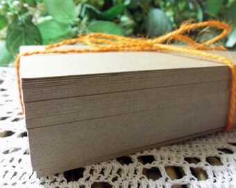 Kraft Card Stock, Kraft Chipboard, 50 Count 5" x 7" Kraft Chipboard, Paperboard, Kraft Journal Pages, Stamping, Crafts, Letterpress
