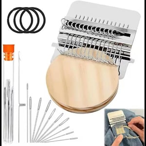 NEW Knit Patch Kit PatchMaker 2.0 – Portable Darning Loom for Clothes Repair