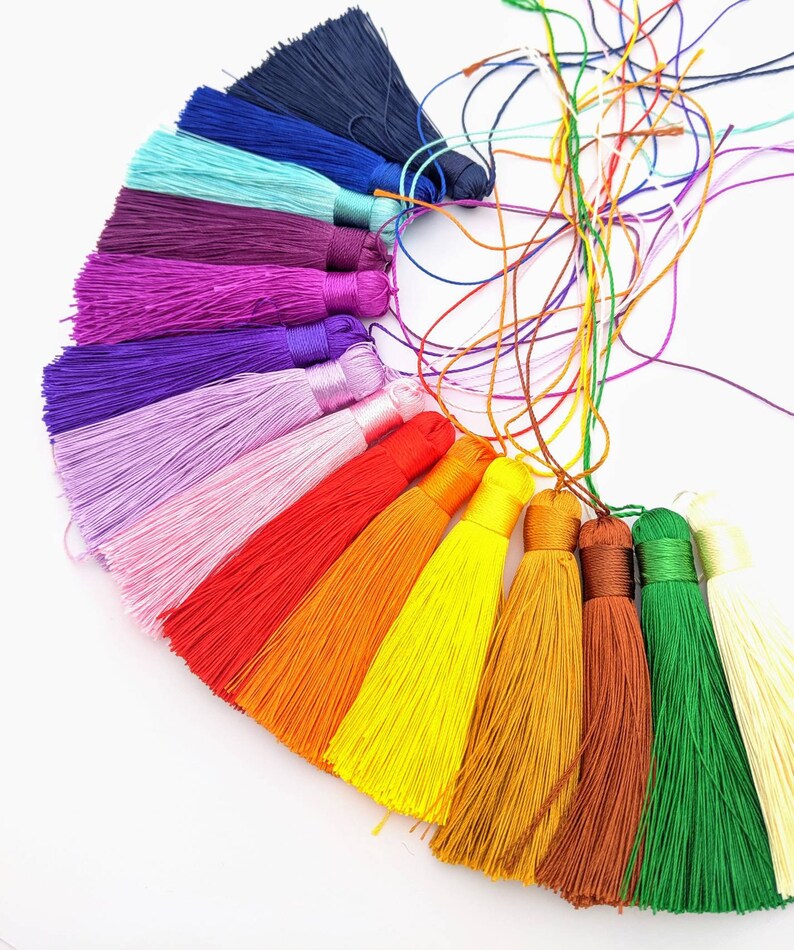 15 colours available 1 x gorgeous long tassel of your choice