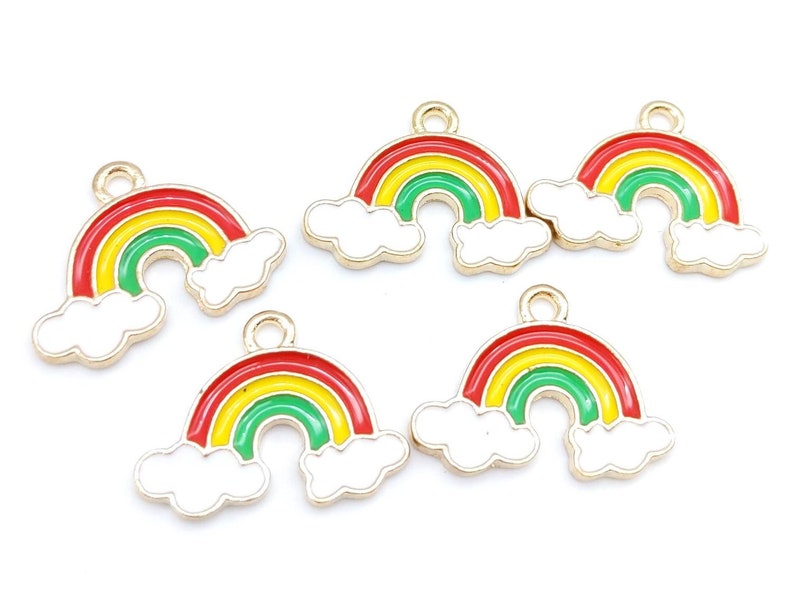 Cute rainbow charms