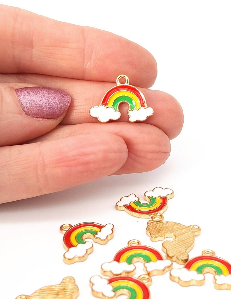 Cute rainbow charms