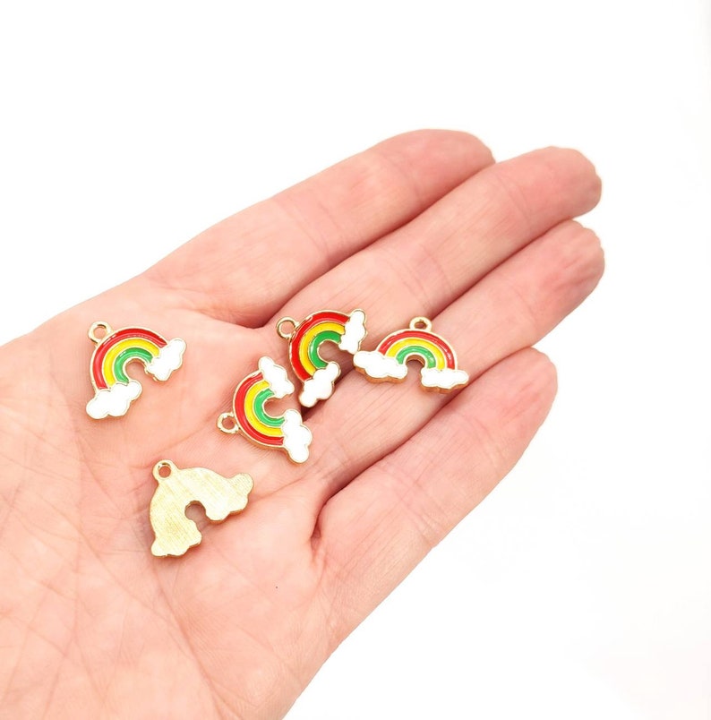 Cute rainbow charms
