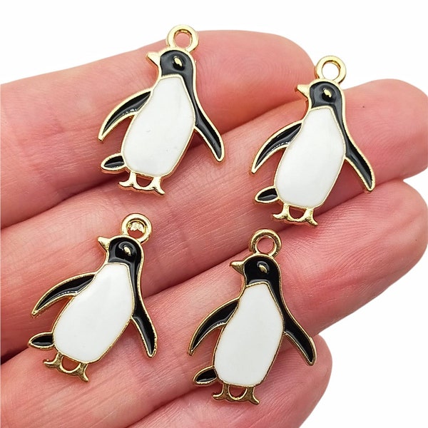 Sets of eco-friendly penguin charms