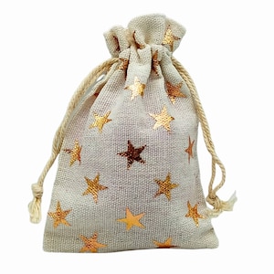 Sets of 5 or 10 eco-friendly fabric gift bags