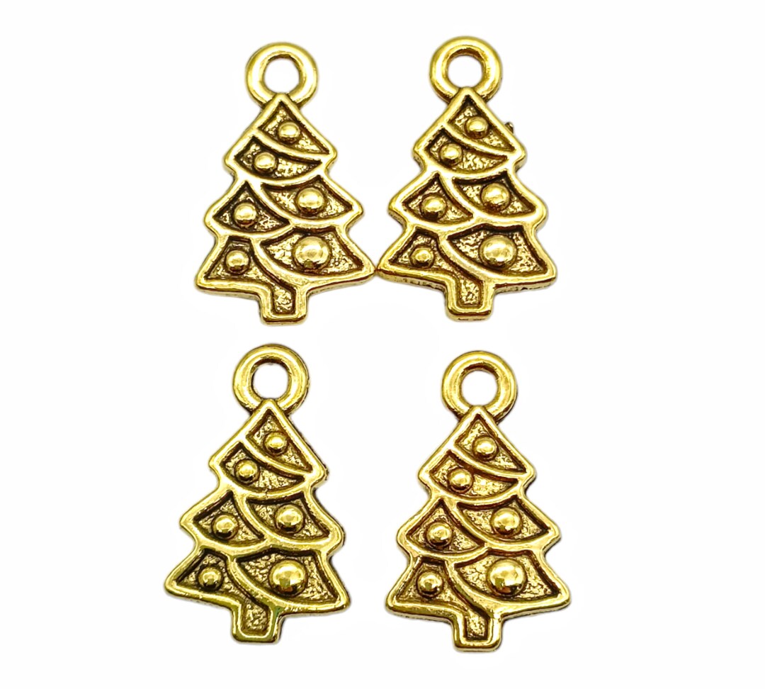 Set of 10 X Christmas Tree Charms or BULK BUY 100 Etsy