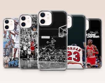 Michael Jordan Phone Case NBA Basketball Cover for iPhone 17, 16, 15, 14, 13, 12, Samsung S25, S24, S23, S22,A16,A26,Pixel 10,9A