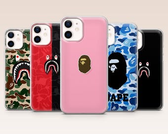 Etui na telefon Bape Bathing Ape Bapesta Cover do iPhone'a 17, 16, 15, 14, 13, 12, Samsunga S25, S24, S23, S22, A16, A26, Pixela 10, 9A