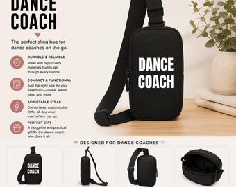 Dance Coach Sling Bag (Embroidery)