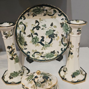 Mason Ironstone Chartreuse Ginger Jars - Etsy