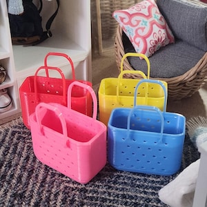 Mini Dollhouse Flexible Beach Tote 1:12 Scale