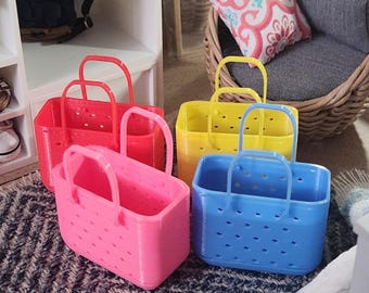 Mini Dollhouse Flexible Beach Tote 1:12 Scale
