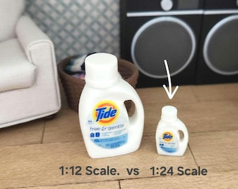 1:24 Scale Dollhouse Half Scale Miniature Laundry Soap Detergent