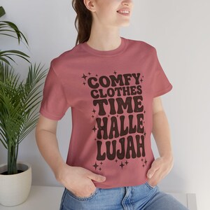 Bekväma kläder Time Hallelujah T-shirt | Allt Hallelujah, mysig typografi