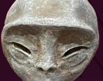 Nazca Mumie Tridactyl Kopf (Resin, ungefähr lebensgroß, inspiriert von medizinischen Akten)