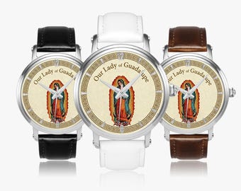 Our Lady of Guadalupe Automatic Watch | Catholic Marian Devotional Wristwear