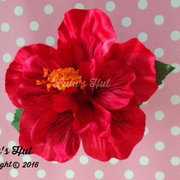 Hibiscus Hair Clip, Hair Accessories, Flower Clip, Tropical Flowers