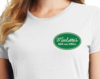 Merlotte's Bar and Grill Waitress T-Shirt, Cosplay da donna o T-Shirt di Halloween