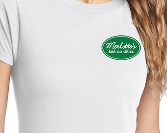 Merlotte's Bar and Grill Waitress Shirt,  Women's White Shirt, True Blood Shirt